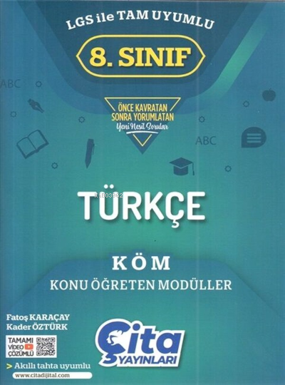  8Sınıf Türkçe (Köm) Konu Öğreten Modüller | Kolektif | Çita Yayınları (Bayilik) | 9786257806954 | 