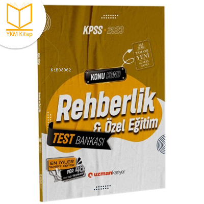  2023 Kpss Eb Test Bankası Rehberlik | 2023 Kpss Eb Test Bankası Rehberlik | Kolektif | Uzman Kariyer Yayınları (Hazırlık) | 9786258463712 