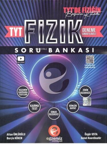  Egzersiz Yayınları TYT Fizik Soru Bankası 2023 | Egzersiz Yayınları TYT Fizik Soru Bankası 2023 | Kolektif | Egzersiz Yayınları (Hazırlık) | 9786057422149 