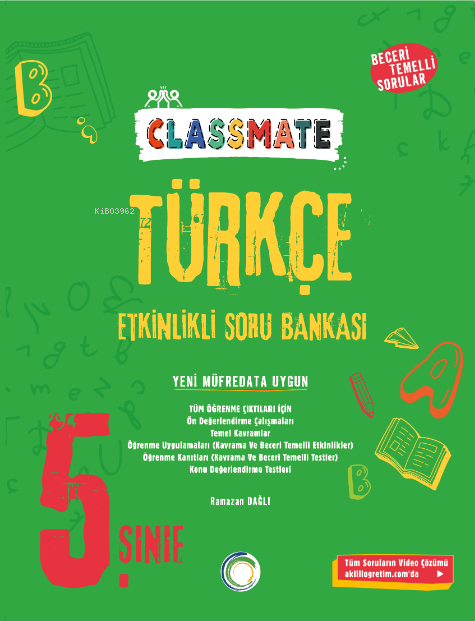 Okyanus Yayınları 5. Sınıf Türkçe Classmate Etkinlikli Soru Bankası