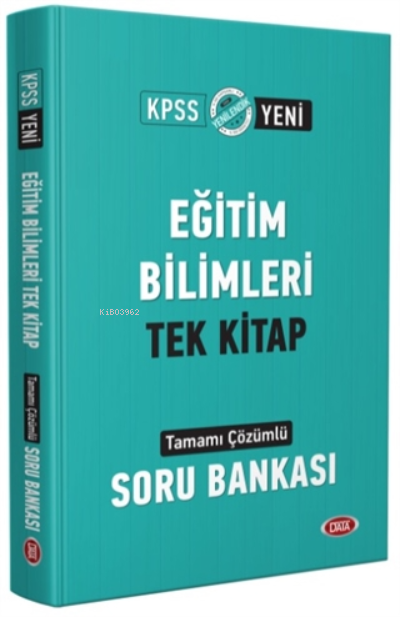 Data 2023 KPSS Eğitim Bilimleri Tek Kitap Tamamı Çözümlü Soru Bankası