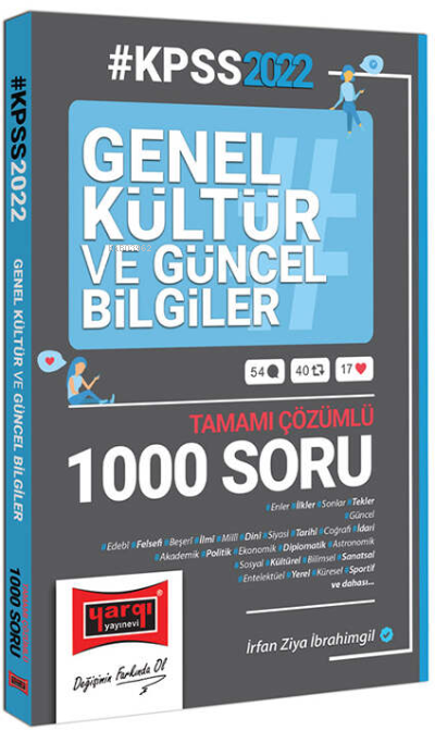 Yargı 2022 KPSS Genel Kültür ve Güncel Bilgiler Tamamı Çözümlü Soru Bankası