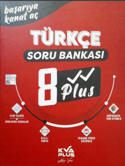 8.Sınıf LGS Türkçe Soru Bankası Kırmızı Seri