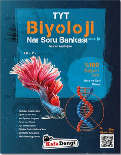 KafaDengi TYT Biyoloji Soru Bankası (Tümü Video Çözümlü) - %100 Başarı
