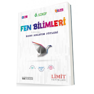  Limit 6Sınıf Fen Bilimleri Konu Bitirme Föyü | Kolektif | LMT Limit Yayınları | 9786052754450 | 