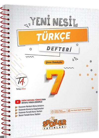 7.Sınıf Yenı Nesıl Turkce Defterı