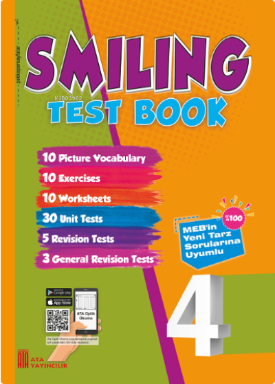 Ata 4. Sınıf İngilizce Smiling Test Book