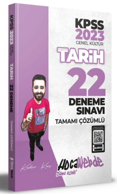  Hocawebde 2023 KPSS Tarih Tamamı Çözümlü 22 Deneme Sınavı | Hocawebde 2023 KPSS Tarih Tamamı Çözümlü 22 Deneme Sınavı | Kadir Koç | HocaWebde | 9786258257274 