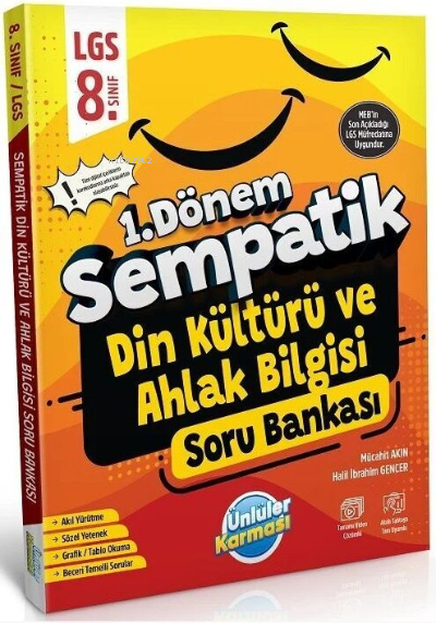 Ünlüler Karması 8. Sınıf LGS Din Kültürü ve Ahlak Bilgisi 1. Dönem Sempatik Soru Bankası