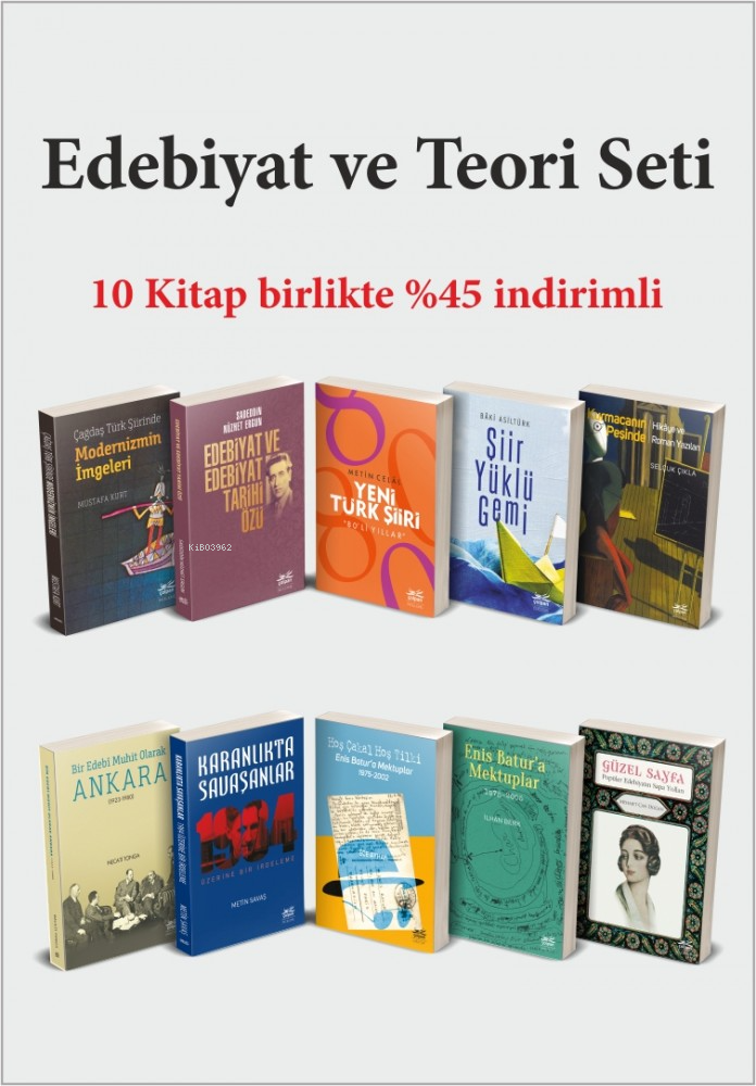  Edebiyat ve Teori Seti | Kolektif | Çolpan Kitap | 7103000000180 | 