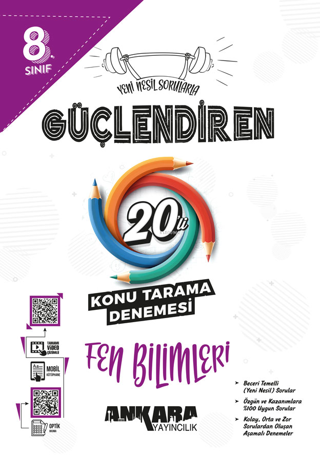 Ankara 8.⁠ ⁠Sınıf Güçlendiren Fen Bilimleri 20'li Konu Tarama Denemesi