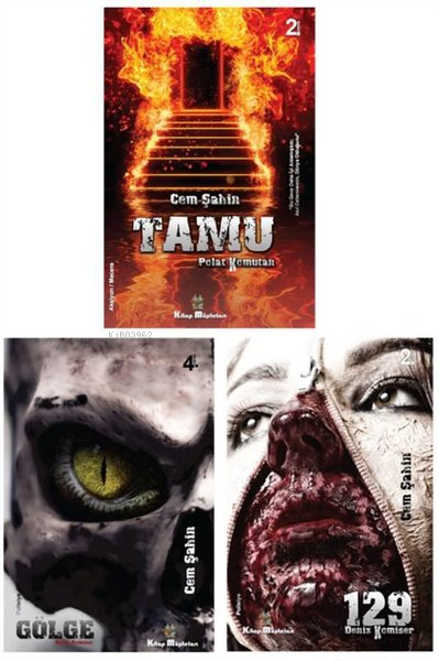  Polisiye ve Aksiyon Kitapları Seti 3 Kitap Takım | Polisiye ve Aksiyon Kitapları Seti 3 Kitap Takım | Cem Şahin | Kitap Müptelası Yayınları | 2433211353609 