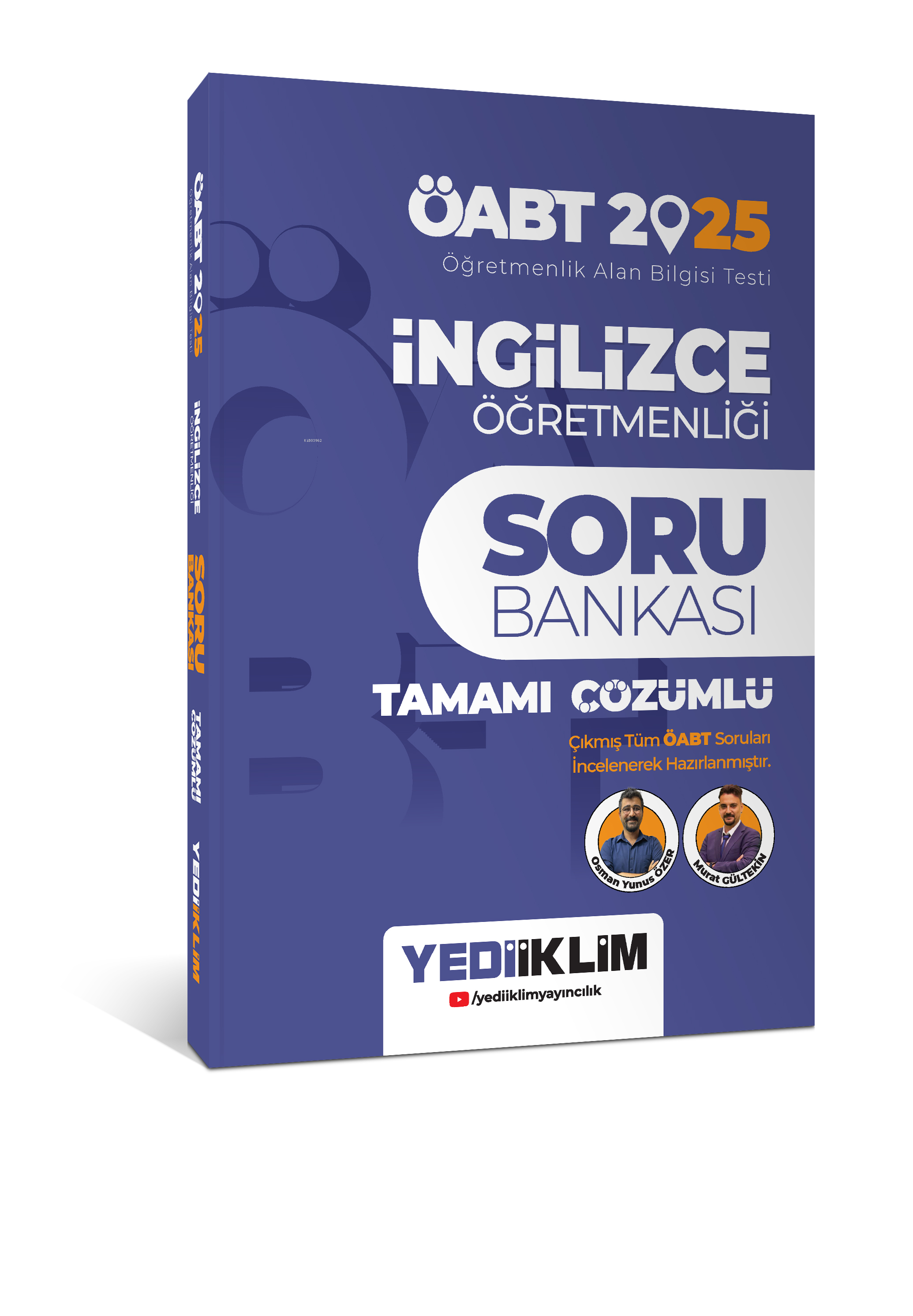 Yediiklim 2025 ÖABT İngilizce Öğretmenliği Tamamı Çözümlü Soru Bankası