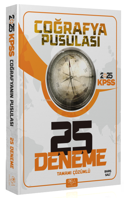 CBA 2025 KPSS Coğrafya Pusulası Tamamı Çözümlü 25 Deneme