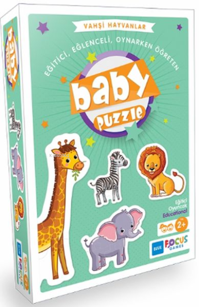 Baby Puzzle - Vahşi Hayvanlar;13 Parça