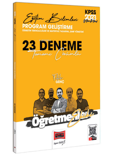  2023 KPSS Eğitim Bilimleri Öğretmenler Ekibi Program Geliştirme (Öğretim Teknolojileri ve Materyal Tasarımı Sınıf Yönetimi) Tamamı Çözümlü 23 Deneme | 2023 KPSS Eğitim Bilimleri Öğretmenler Ekibi Program Geliştirme (Öğretim Teknolojileri ve Materyal Tasarımı Sınıf Yönetimi) Tamamı Çözümlü 23 Deneme | Fatih Genç | Yargı Yayınevi | 9786254213588 