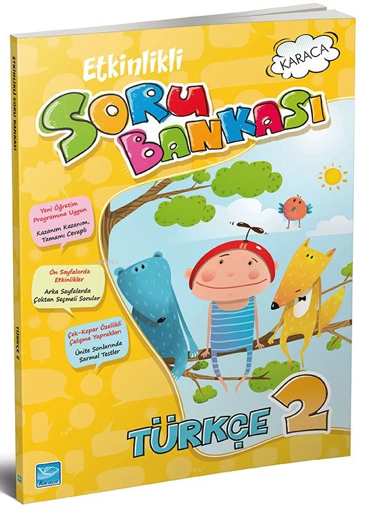  Etkinlikli Soru Bankası Türkçe 2 Sınıf | Etkinlikli Soru Bankası Türkçe 2 Sınıf | Kolektif | Karaca Eğitim Yayınları | 9786051901176 