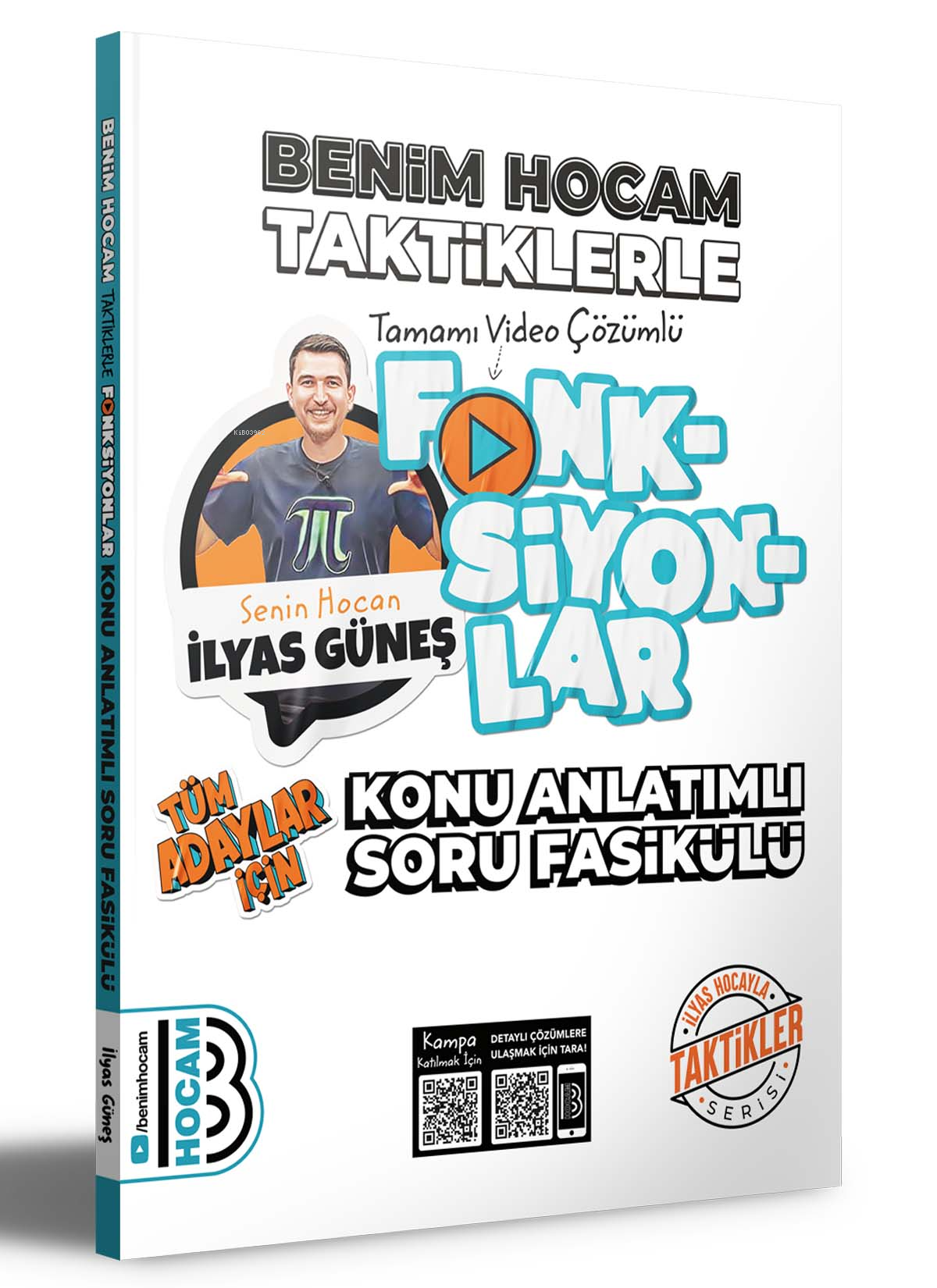 2024 Tüm Adaylar İçin Taktiklerle Fonksiyonlar Konu Anlatımlı Soru Fasikülü Benim Hocam Yayınları