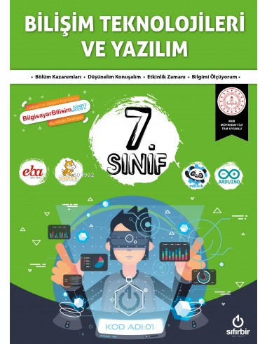  7Sınıf Bilişim Teknolojileri Ve Yazılım | 7Sınıf Bilişim Teknolojileri Ve Yazılım | Kolektif | Sıfırbir Yayınevi | 9786056965494 
