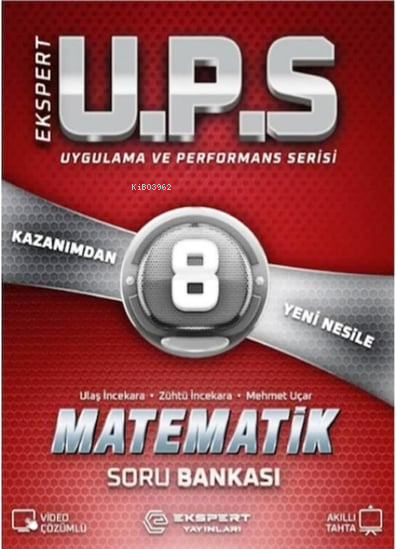  Ups Matematik Soru Bankası 8Sınıf | Ups Matematik Soru Bankası 8Sınıf | Kolektif | Ekspert Yayınları | 9786250092231 