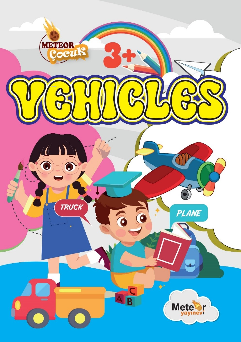 Vehicles (Araçlar) Türkçe – İngilizce Boyama Kitabı | Vehicles (Araçlar) Türkçe – İngilizce Boyama Kitabı | Umut Öz | Meteor Yayınevi | 9786259464312 