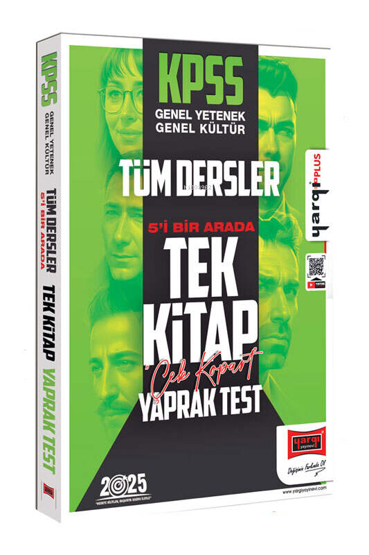 2025 KPSS GK-GY Tüm Dersler 5i Bir Arada Tek Kitap Çek Kopart Yaprak Test