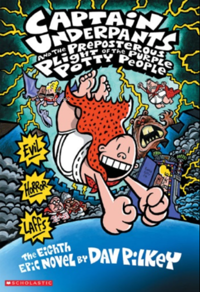  CU& the Preposterous Plight of the Purple Potty People (Captain Underpants) | Dav Pilkey | Nüans Publishing | 9780545385749 | 