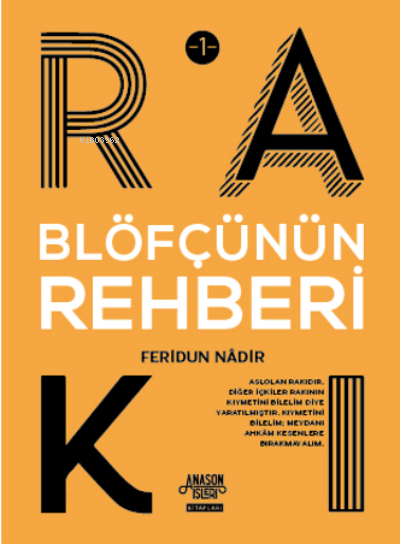  Blöfçünün Rakı Rehberi CEP BOY | FERİDUN NADİR | Overteam Yayınları | 9786055058579 
