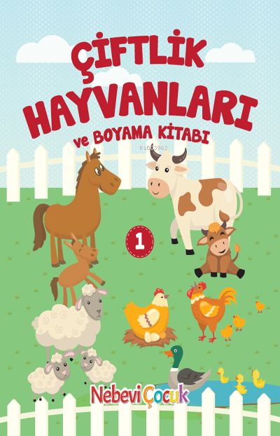 Çiftlik Hayvanları ve Boyama Kitabı – 1