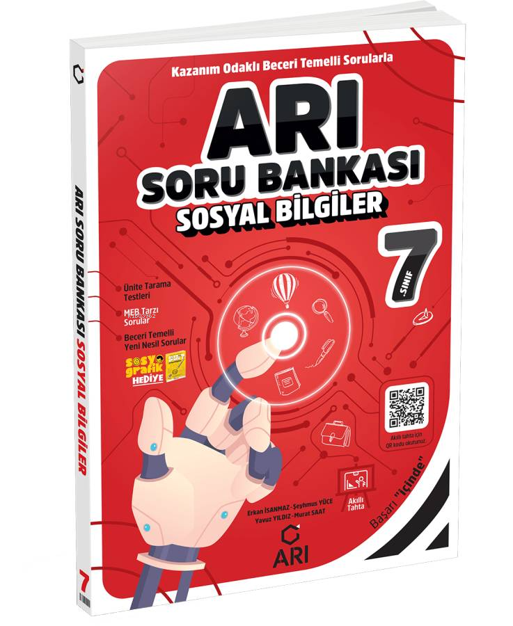 7. Sınıf Sosyal Bilgiler Arı Soru Bankası      + Grafik Kitabı