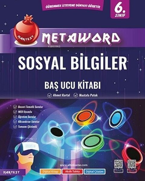  6 Sınıf Metaword Sosyal Bilgiler | Ahmet Kartal | Mustafa Petek | Nartest Yayınevi | 9786259930800 | 