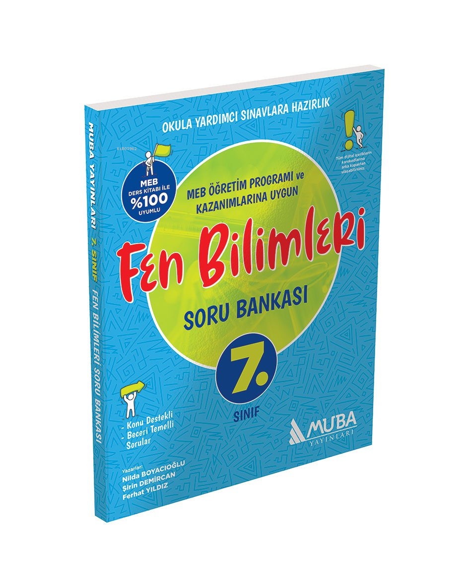 Muba Yayınları 7. Sınıf Fen Bilimleri Soru Bankası