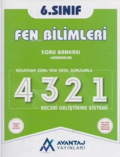 Avantaj Yayınları 6.Sınıf Fen Bilimleri Soru Bankası