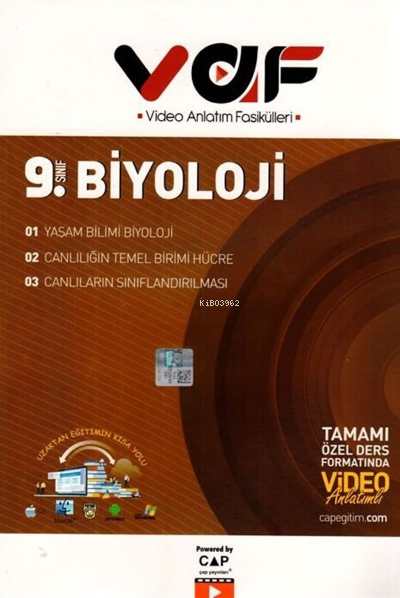 Vaf 9.Sınıf Biyoloji - 2021
