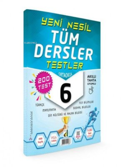 6.Sınıf Yeni Nesil Tüm Dersler Testler