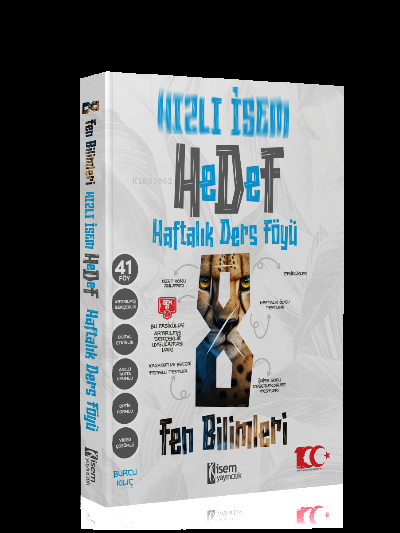  2024 Hızlı İsem 8 Sınıf Fen B Haftalık Ders Föyü | Kolektif | İsem Yayıncılık (Hazırlık) | 9786052867587 | 