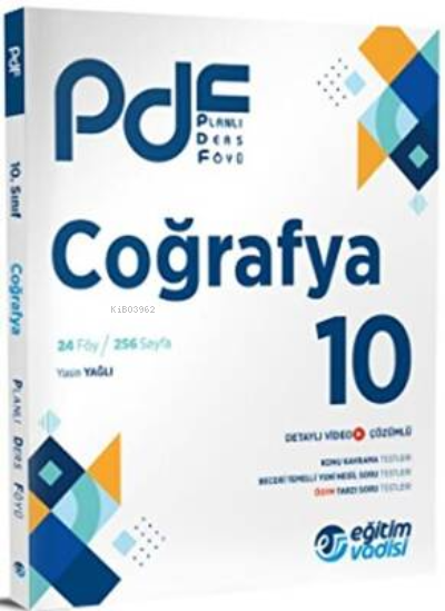 Eğitim Vadisi 2023 10. Sınıf Coğrafya PDF Planlı Ders Föyü