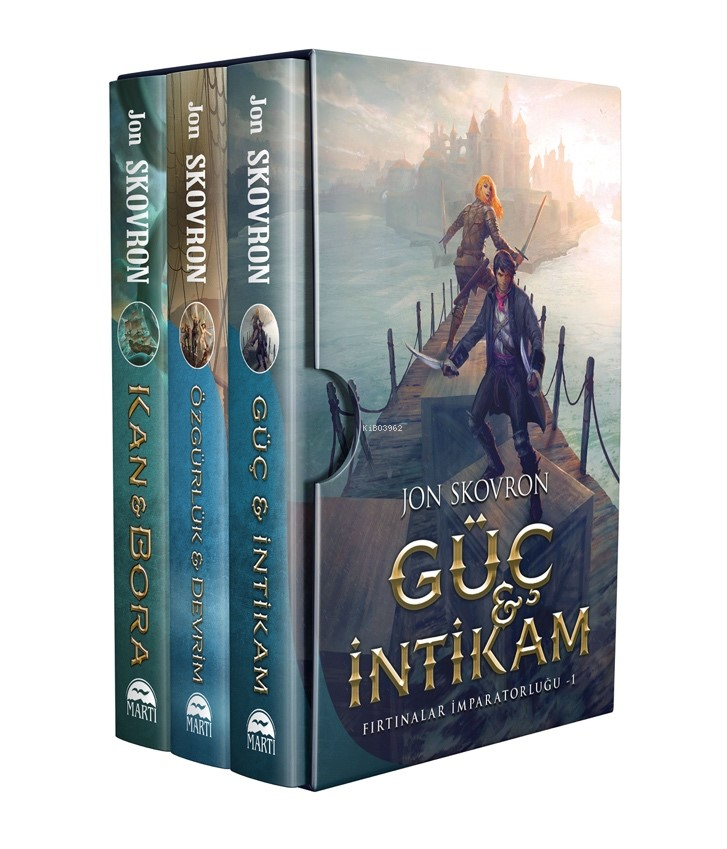  Fırtınalar İmparatorluğu Serisi(Güç ve İntikam Özgürlük ve Devrim Kan ve Bora ) | Fırtınalar İmparatorluğu Serisi(Güç ve İntikam Özgürlük ve Devrim Kan ve Bora ) | Jon Skovron | Deniz Bostancı | Sibel Çelik | Ali Özer | Ebru Dolkar | Elif Aydın | Martı Yayınları | 9786253661342 