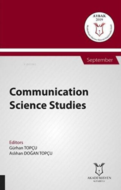 Communication Science Studies;(Aybak 2019 Eylül)