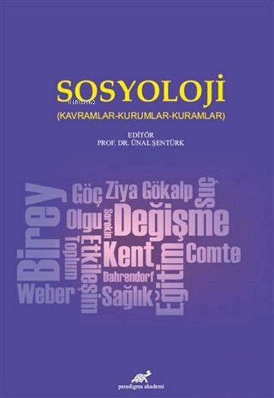 Sosyoloji; Kavramlar - Kurumlar - Kuramlar