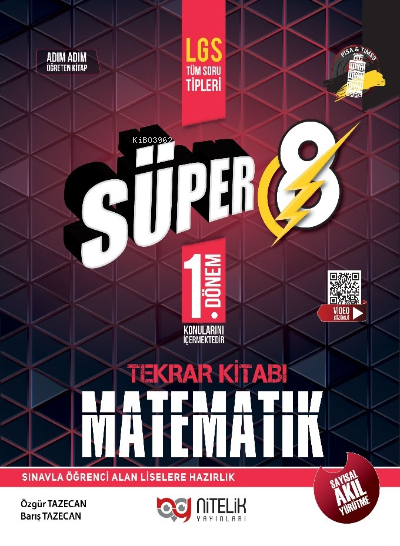 Süper 8 1.Dönem Matematik Tekrar Kitabı