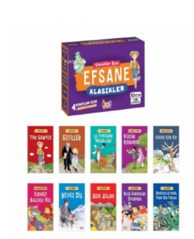 Çocuklar İçin Efsane Klasikler – (10 Kitap+Soru Kitapçığı)