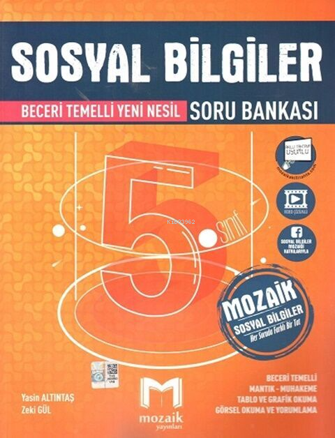 Mozaik Yayınları 5. Sınıf Sosyal Bilgiler Soru Bankası