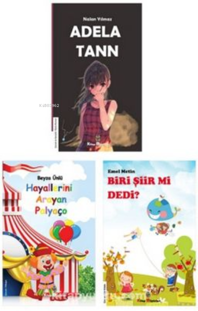  Adela Tann Biri Şiir Mi Dedi Hayallerini Arayan Palyaço Çocuk Kitapları Seti (3 Kitap) | Kolektif | Kitap Müptelası Yayınları | 2453326525074 | 
