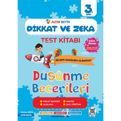 3. Sınıf Altın Beyin Dikkat Ve Zeka Kitabı