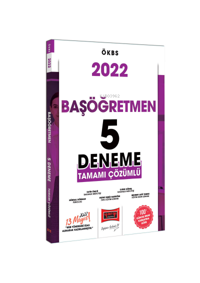  2022 ÖKBS Başöğretmen Tamamı Çözümlü 5 Deneme Sınavı | 2022 ÖKBS Başöğretmen Tamamı Çözümlü 5 Deneme Sınavı | Fatih Öncü | Yargı Yayınevi | 9786254213175 