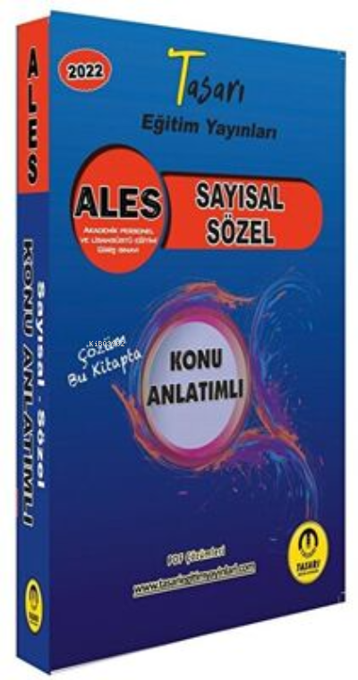 ALES Matematik Türkçe Konu Anlatımı Tasarı Eğitim Yayınları