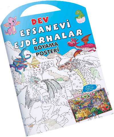 Efsanevi Ejderhalar Dev Boyama Seti