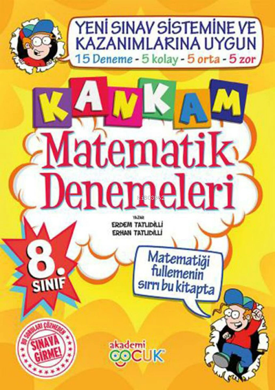  Akademi Çocuk Kankam Matematik Denemeleri | Kolektif | Akademi Çocuk | 9786059718554 | 