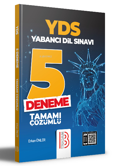  YDS Yabancı Dil Sınavı Tamamı Çözümlü 5 Deneme | YDS Yabancı Dil Sınavı Tamamı Çözümlü 5 Deneme | Erkan Önler | Benim Hocam Yayınları | 9786258060249 